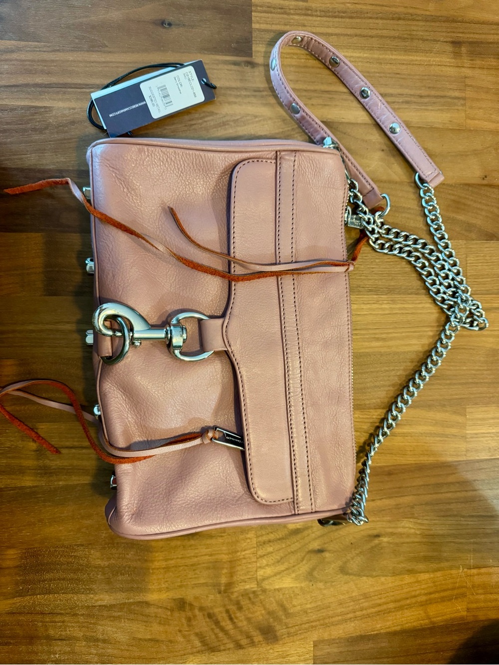Rebecca Minkoff Mac Pink Leather Crossbody